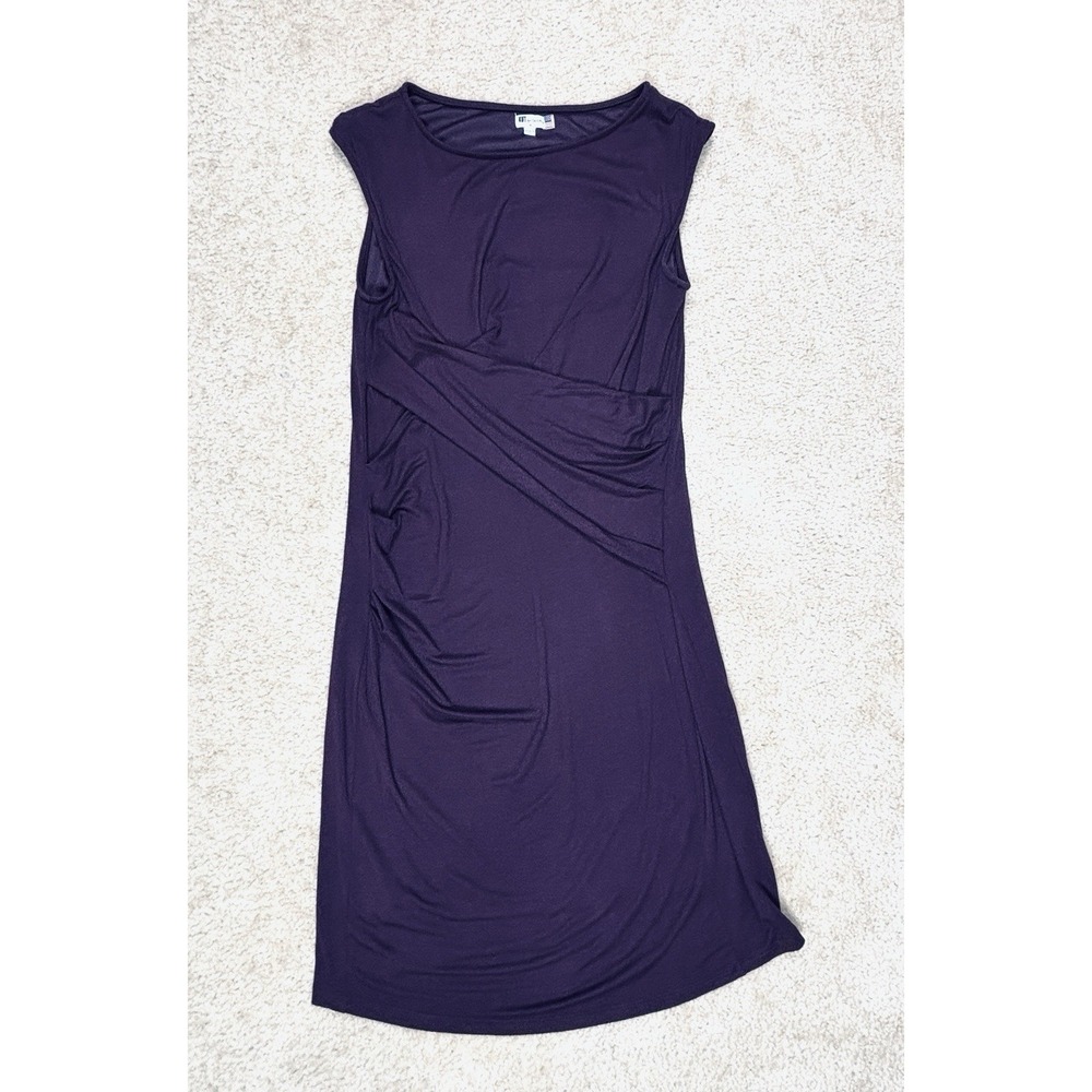 Kut From The Kloth Mollee Sheath Knit Dress Maroon Purple Size 10
